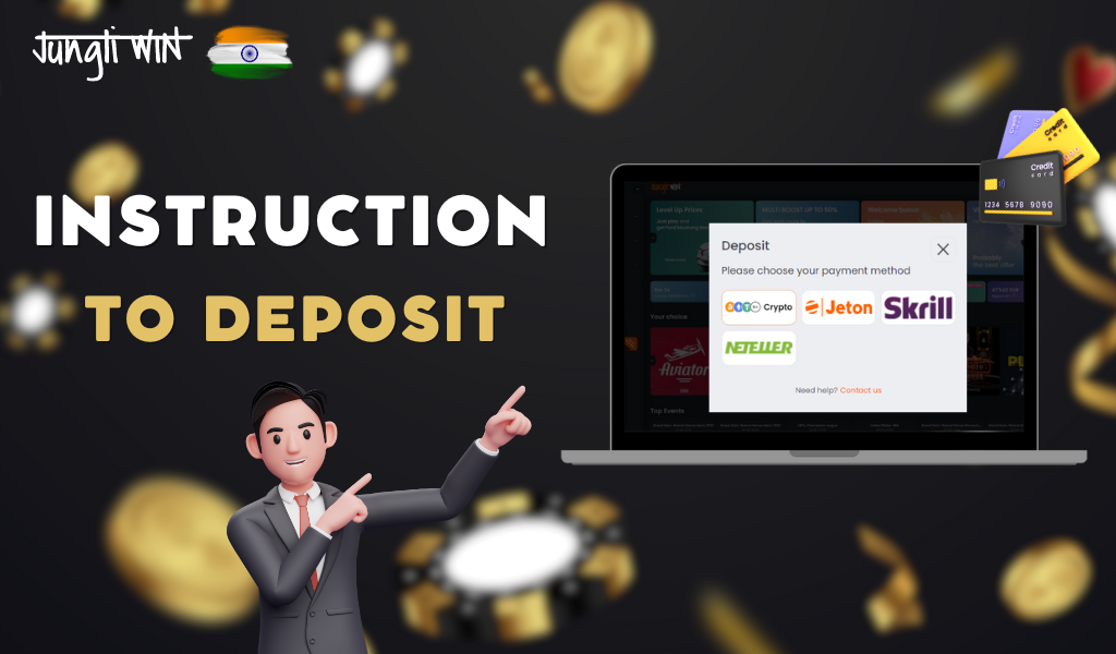Step-by-step instructions on how to deposit funds to your account